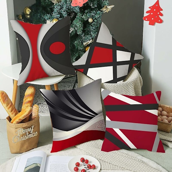 Örngott 45x45 cm, Dekorativa Kuddar Modern Soffa Magnifika Överdrag Kuddar Bilkuddar Hem Soffskydd (Modern Konst, Sammet)