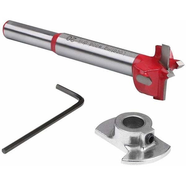 Trævæger, Ø 20 mm Træjordbær med justerbar positionering, himmelsk hårdmetal kopbor med dybdestop (dybt område 1040 mm)