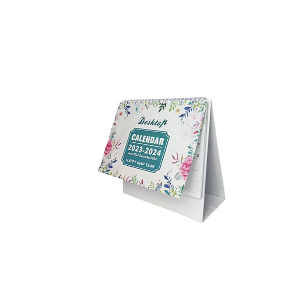 Daglig planlegger udatert permanent skrivebord staffeli vertikal flip side kalender - (20,5*20,5 cm)