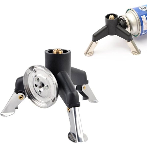 Tripod Gasolspis Adapter, Professionell Fint Utförande Gastank Adapter för Utomhusvandring