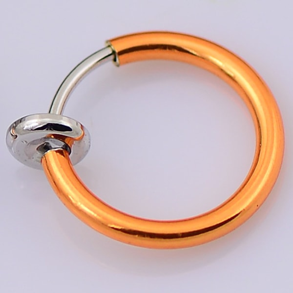 1 par klipsringer med avtagbare perler 13 mm diameter