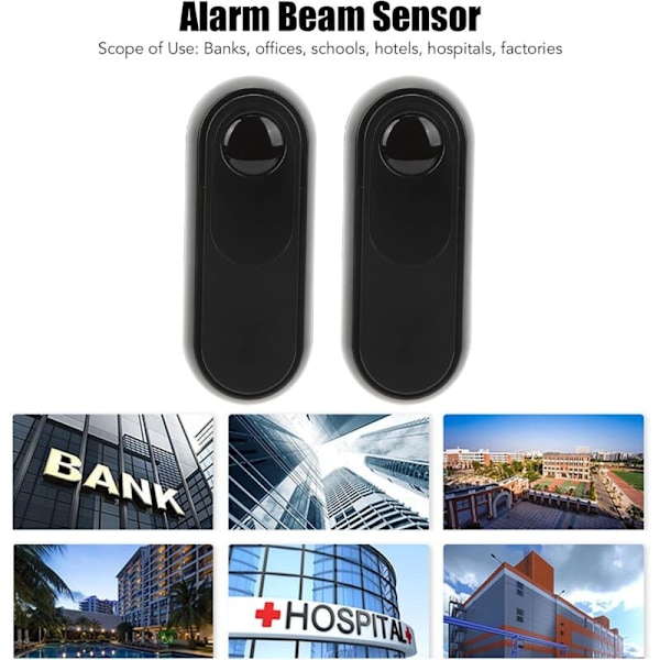 Allée ccykxalarm, trådlös infraröd dörrstråle, säkerhetsvarningssystem för utomhusdetektor för rörelse