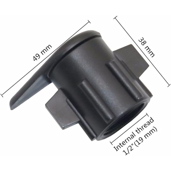 5-osainen letkuliitinadapteri Käynnistysliitin tippukasteluliittimille Layflat 3/8 \"1/2\" Puutarhan vesitarvikkeet Puutarhan vesiliittimet (Halkaisija: