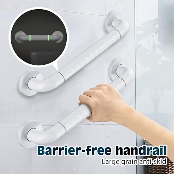 WC stödhandtag, säkerhetsbadkarshandtag, badrum rostfritt stål badrumsstödhandtag, halkfritt badkarshandtag, badrum duschrum för 3 wc badrum