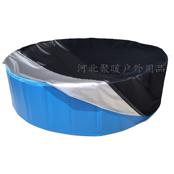 200x30cm Rund poolöverdrag pool solfolie för swimmingpooler, Vattentät spa skyddande överdrag 100 UV-resistent, 190t för utomhusbruk