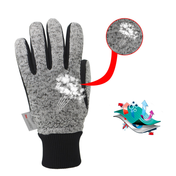 Winter Gloves 3M Thinsulate Thermal Gloves Cycling Gloves Cycling Gloves Driving/Cycling/Running/Hiking