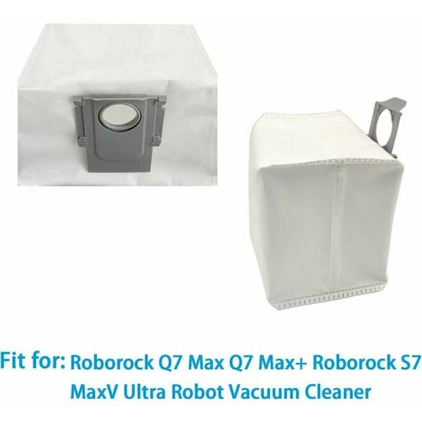 Set med 6 dammsugarpåsar reservdelar tillbehör för Xiaomi Roborock Q7 Max Q7 Max+ Q5+ Roborock S7 Pro Ultra S7 Maxv Ultra robotdammsugare