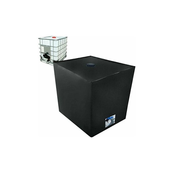 TV IBC vattentank 1000 l container täckning vattentank regn med dragkedja anti-UV vindjacka