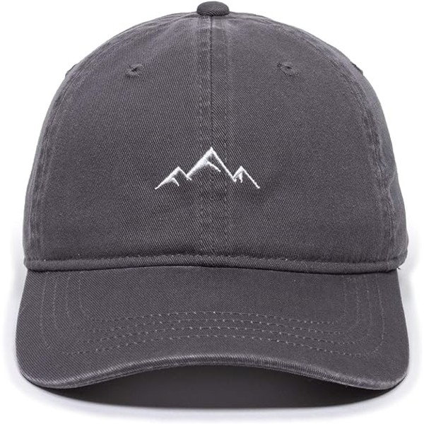 Outdoor Cap Mountain Dad Hat - Ustruktureret blød bomuldshætte