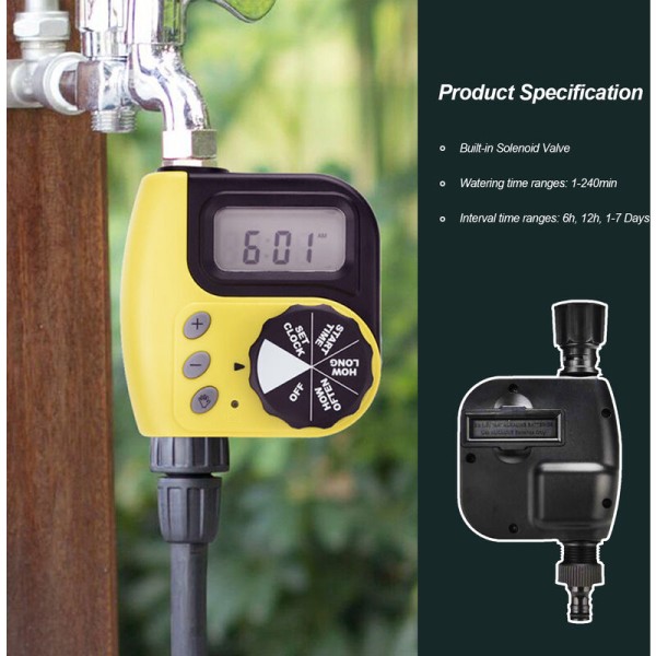 Doven plantevanding timer udendørs have automatisk drypper smart blomstvanding timing controller
