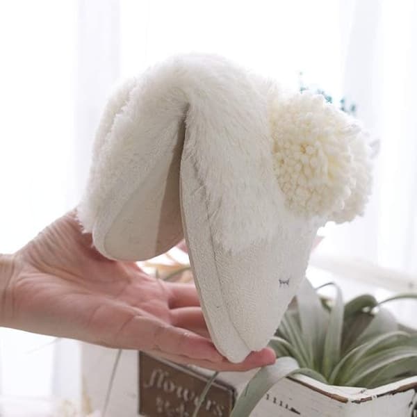 Fox Fleece Tofflor Vinter Ull Päls Plysch Inomhus/Utomhus Tofflor