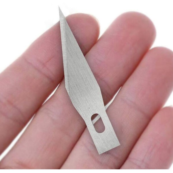 50 stk. ekstra skalpelblade, rustfri klinge, til præcisionskniv, kirurgisk skalpel, skalpelmodelbygning, 11