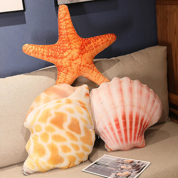 Søplys Plys Pude Sød Skal Østers Musling Konkylie Abalone Dukke Plushies Sofa Ornament Pp Bomuld Fyldt Dukke Legetøj Børn Plys Sovende