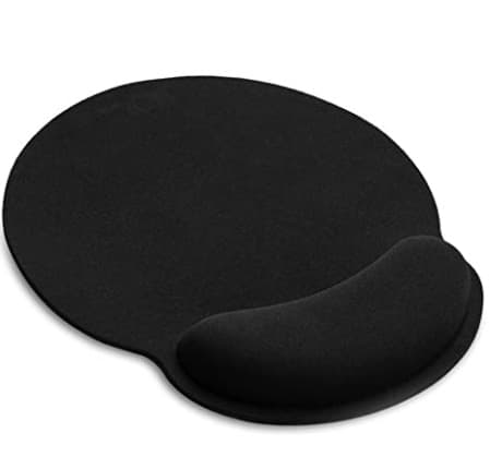 Håndleddsstøtte, tastatur- og musematte, komfortabel musematte i minneskum med håndleddsstøtte, sklisikker ergonomisk musematte for bærbar PC-arbeid