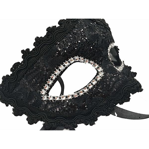4 stk kvinners maskeballmasker Halloween kostymer blonder øyemasker Venezia karneval kvinners jente masker