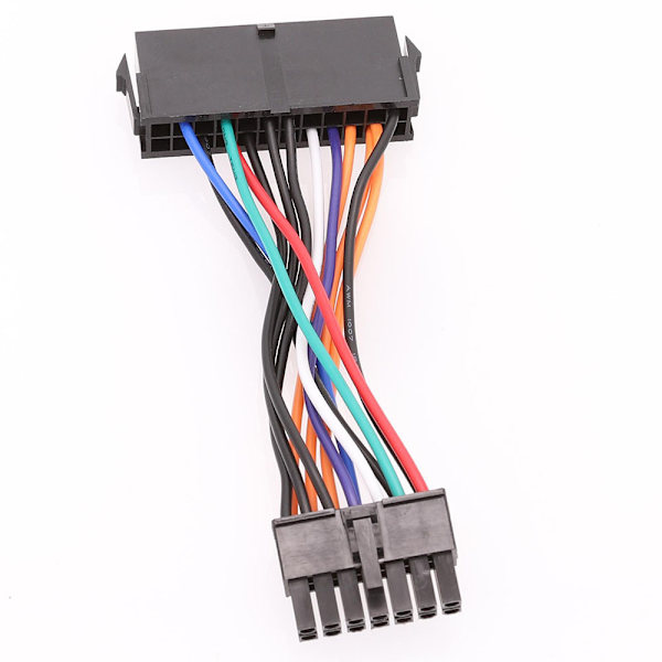 2 kpl virtalähteen liitäntäkaapeli [1x 14-pin uros ATX virtalähde - 1x 24-pin naaras ATX virtalähde]