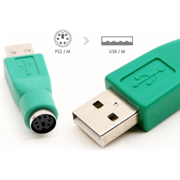 PS/2 til USB-adapter, USB-han til PS/2-hun-adaptere, udskiftning