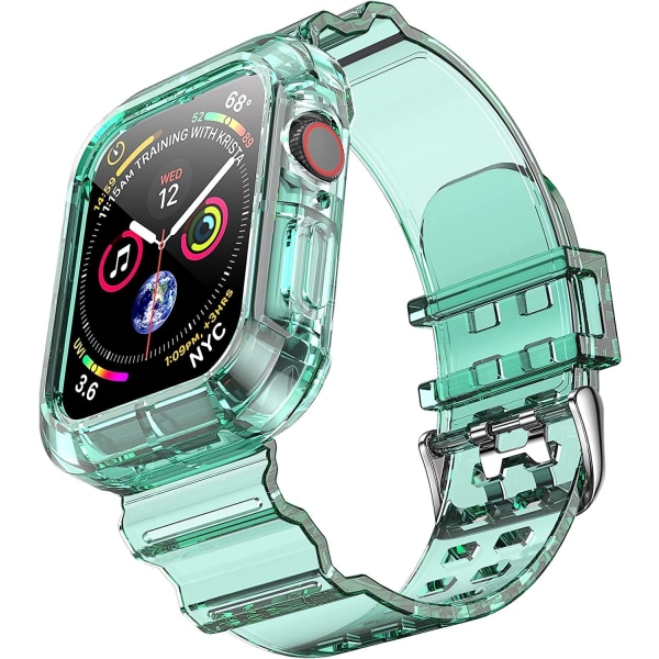Kompatible Apple Watch-bånd, 42/44/45 mørkegrøn