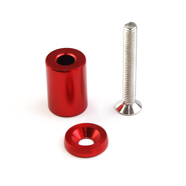 Bil ombygget hætte ventilation booster JDM aluminiumlegering racing hætte booster(sølv)