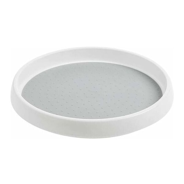 Roterende krydderhylle, krydderhylle i plast, krydderholder for kjøkkenskap, 24,5 cm x 3,5 cm