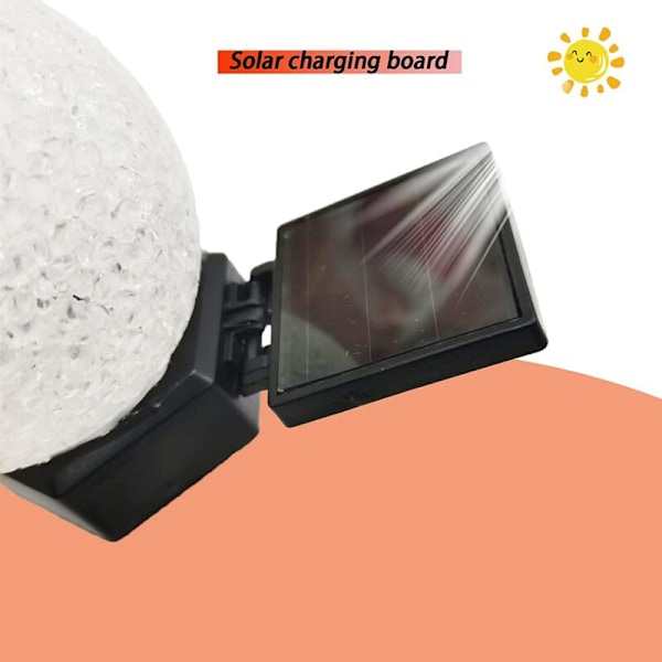 Paket med 2 Snögubbe Solcellslampor Snö Wollers Jul Snögubbe Dekorativa Lampor Dekorationsbelysning