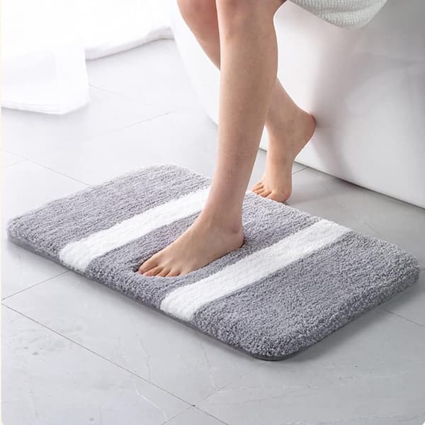 Badmatte 40cm x 60cm Antiskli Maskinvaskbar Badematte Superabsorberende Badematte Badematte