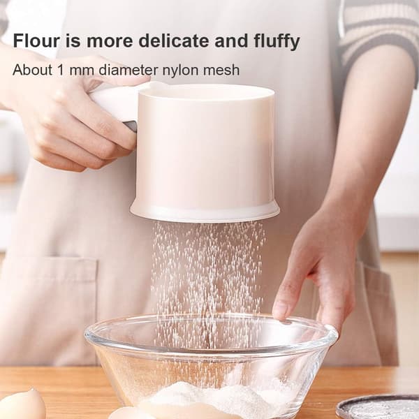 Elektrisk mjölsikt, batteridriven mjölsikt för bakning,
