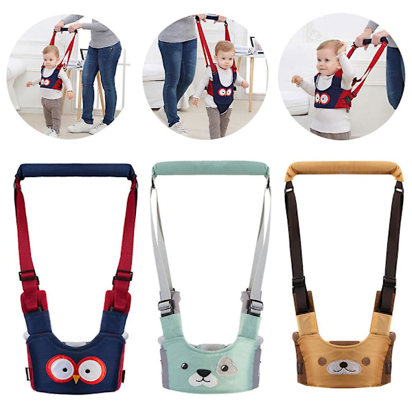 Baby Walking Harness Safe Walking Belt Hand-Held Baby Walker