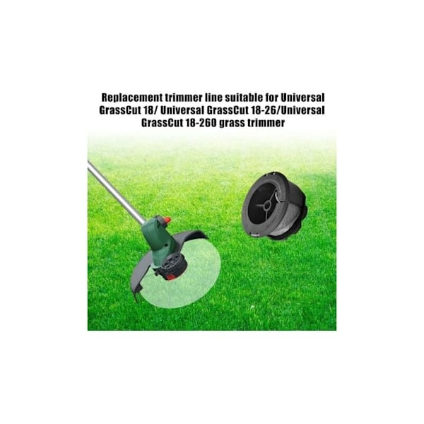 Spole x 2 + Hette x 1 Passer til BOSCH UniversalGrassCut Kantklipper 18 18-26 18-260 F016800570