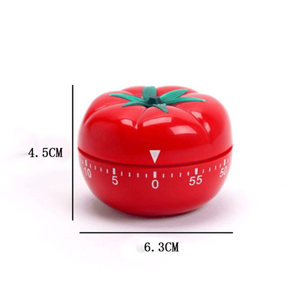 60 minuutin keittiöajastin (tomaatti) 6,3*4,5 cm
