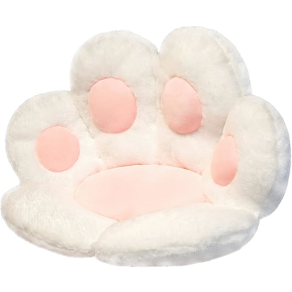(70x70cm, Vit)Kudde,Katt tass kudde,Söt sittdyna Lazy soffa stolsdyna Utomhus dekoration Golv varm kudde Hudvänlig varm matta