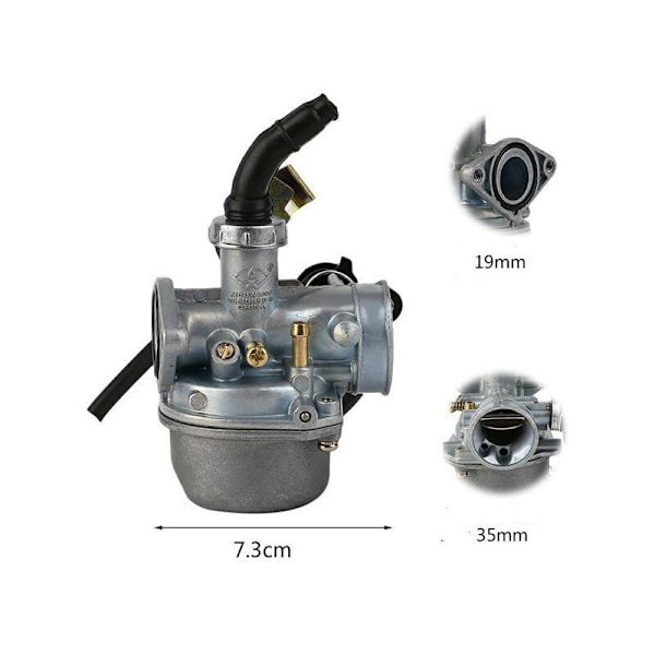 PZ19 forgasseren er egnet for ATV 50cc 70cc 90cc 100cc 110cc 125cc