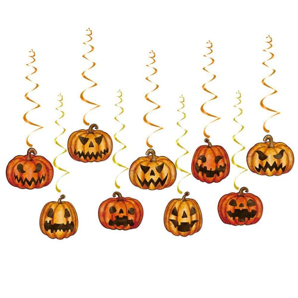 2 stk Halloween pull flagg dekorasjon kreativ hengende