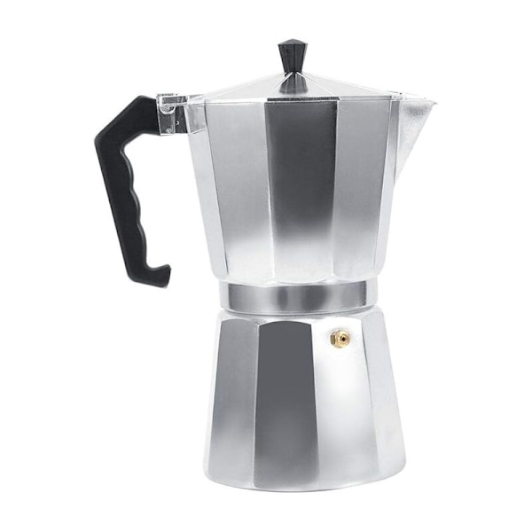 Kaffebryggare, italiensk kaffebryggare Moka i aluminiumkoppar Kaffekanna Moka för matlagning, kontor, hem. (450ml)