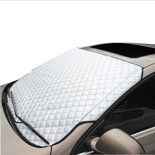 Cover Frost Ice Snow Protector för vintern - UV-reflekterande solskydd vindruta för sommaren - SNMIX Front Windshield för bil SUV Van - Ultra tjock