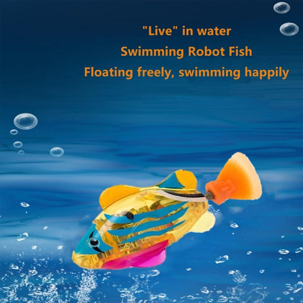 2 stycken robotfiskar, robot robotfiskar, simmande fisk som simmar, fiskig fiskfiskelektronik, robotfiskssköldpadda, för barn barnpresenter, elec