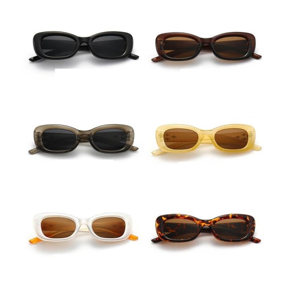 Square Sunglasses Fashion Eyeglasses - Yellow, Star Rivet Sunglas