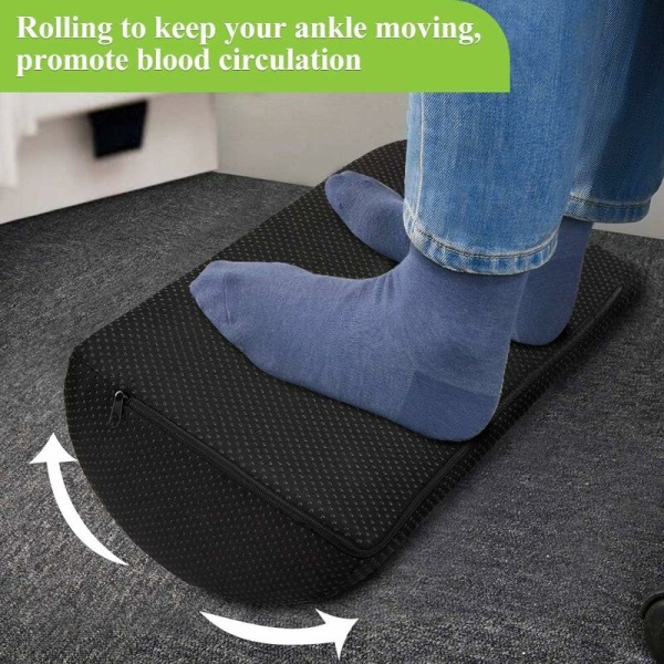 Semi-cylindrical pillow office feet rest footrest foot massage pinch