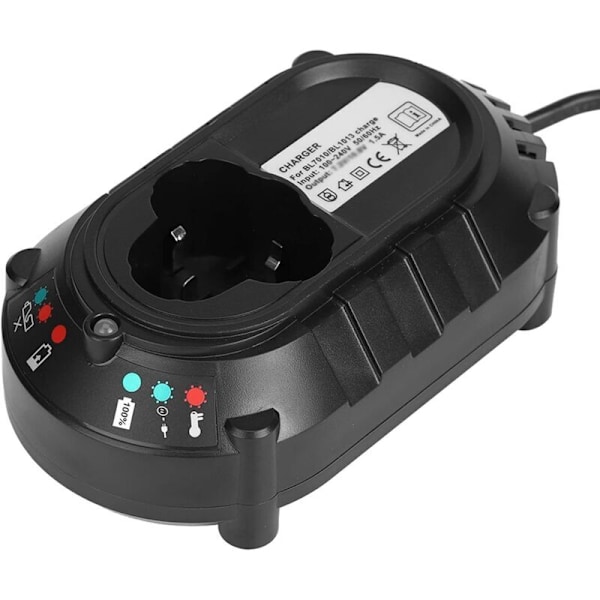 Li-ion Batterioplader, Erstatnings Hurtig Batterioplader Lithium Batteri Ladestation til 12V DC 1.5A Makita BL1013 BL7010 (EU Stik)