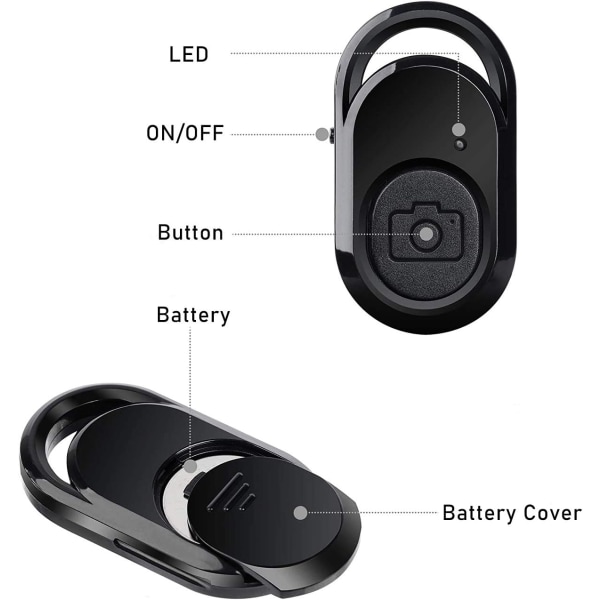 Bluetooth kaukosäädin, kameran suljin ja langaton Bluetooth