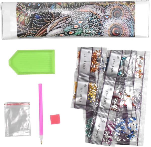 5D DIY Diamantmålning efter nummer Kit Diamantmålning Komplett 5D Diamantmålning Kits Diamantbroderi Komplett Kit Målning efter nummer för Annons