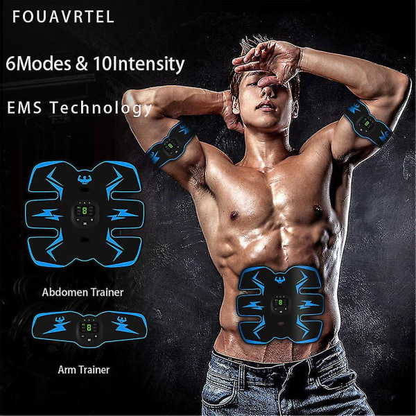 Multiple modes of abdominal muscle shaping trainer stimulator shaping belt fitness suitable for men and women...