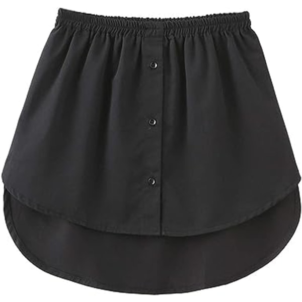 Skjorteforlængelser（3XL）Justerbar mini-nederdel skjorteforlængelser til kvinder