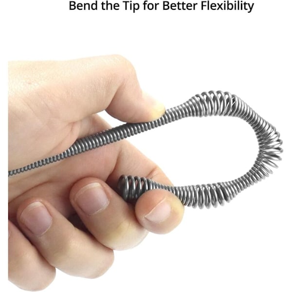 DEBOUCHE CANCE - 10M x 6mm - Rørrensningsspiral til badekar, køkkenvask