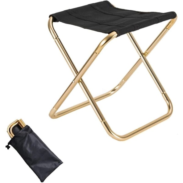 Campingpall, bärbar campingplats, hopfällbar campingpall, hopfällbara campingpallar, mini bärbar hopfällbar stol, liten aluminium campingstol, för hi