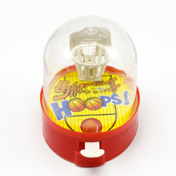 12 stk (tilfeldig farge) - Mini basketball finger flipperspill for barn, 6 cm - Bursdagspresang til barn