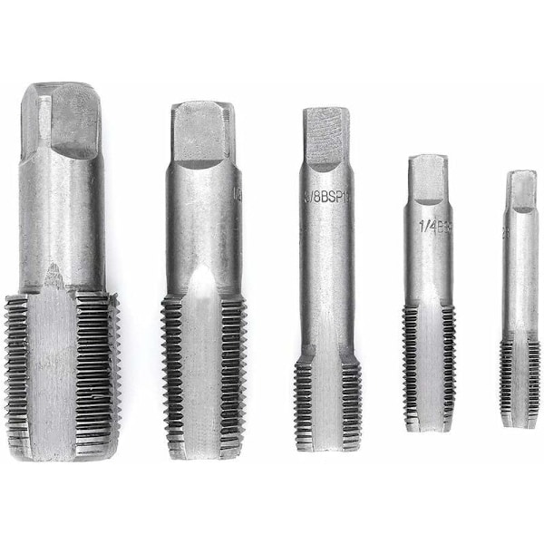 5 stk. BSP slangegjenge 55 grader G1/8 G1/4 G3/8 G1/2 G3/4-