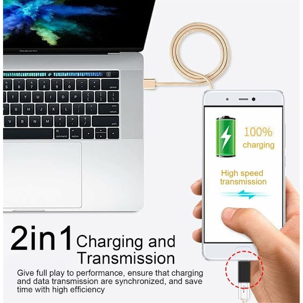 2 kpl USB C -sovitin, micro USB - USB C, USB C - micro USB -liitin, Type C FEM Type CUM USB -urosliitin PC:lle, Galaxy, Mate jne. (musta)