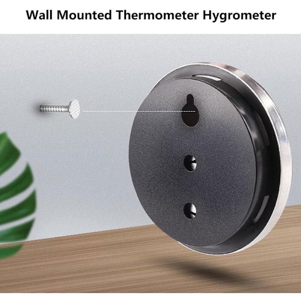 Hygrometer Termometer, Indendørs og Udendørs Termometer, Fugtighedssensor, Indendørs Termometer og Indendørs Hygrometer, Måler Temperatur og Fugtighed f