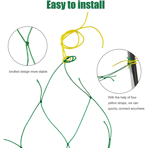 5 x 1,8 meter have net nylon have net plante støtte ærtenet bønne frugt klatreplante agurk tomat blomst plante